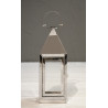 LAMPION ANDROS SILVER M 12X12X35CM