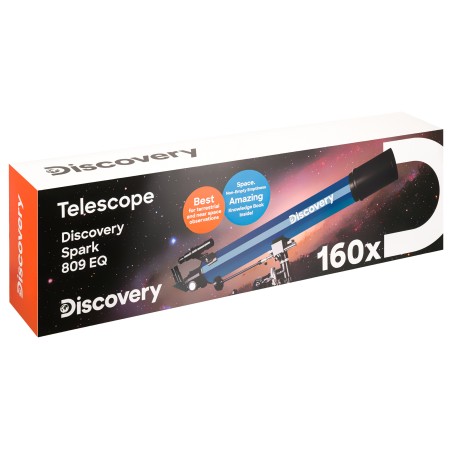 (HU) Teleskop Levenhuk Discovery Spark 809 EQ z książką