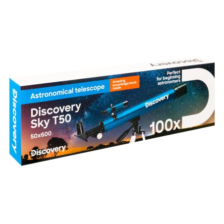 (PL) Teleskop Levenhuk Discovery Sky T50 z książką