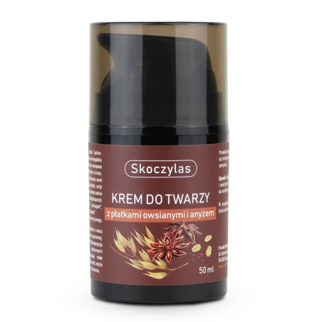 Krem do twarzy z płatkami owsianymi i anyżem - 50 ml - SKOCZYLAS