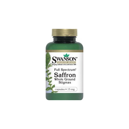 SWANSON FS Szafran 15mg 60 kaps