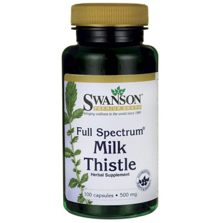 SWANSON FS Milk Thistle 500mg 100 kaps