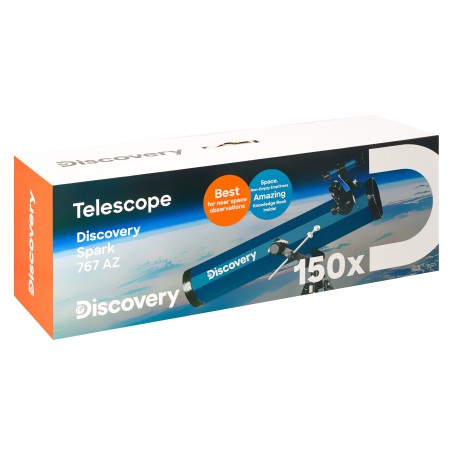 (PL) Teleskop Levenhuk Discovery Spark 767 AZ z książką