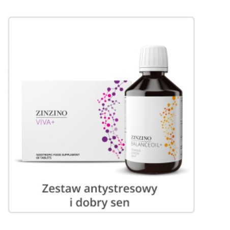 Zestaw BalanceOil 300ml + Viva+ 60 tabl ZINZINO