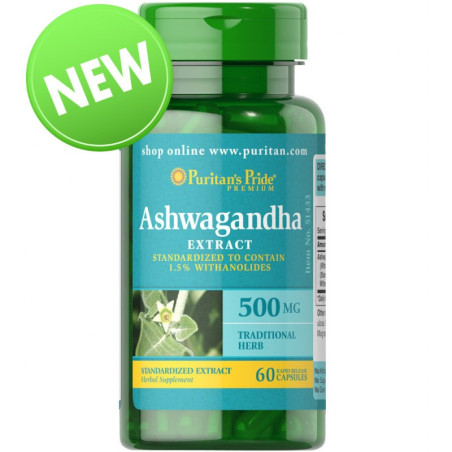 Ashwagandha Ekstrakt 500 mg / 60 kaps