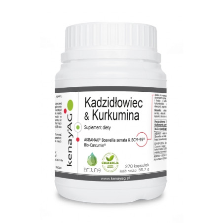 Kadzidłowiec + Kurkumina (AKBAMAX® + BCM-95®) (60 kapsułek)