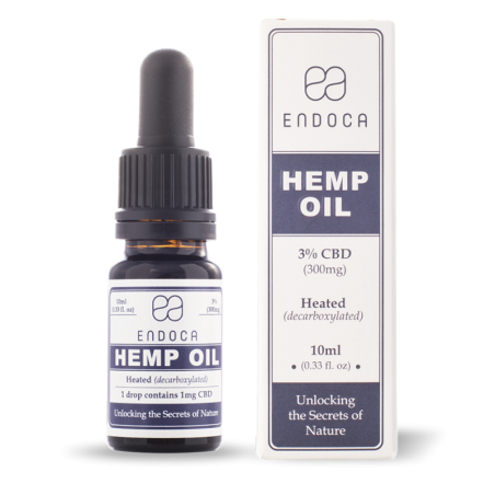 OLEJEK KONOPNY 3% CBD 10ML - ENDOCA