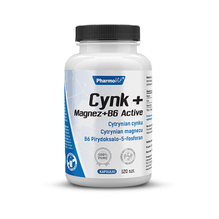 Cynk + Magnez + B6 Active 120 kaps